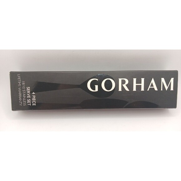 New! Gorham Pacifico 18/10 Stainless Steel Flatware Serving Set (4 PC) - Picture 3 of 7